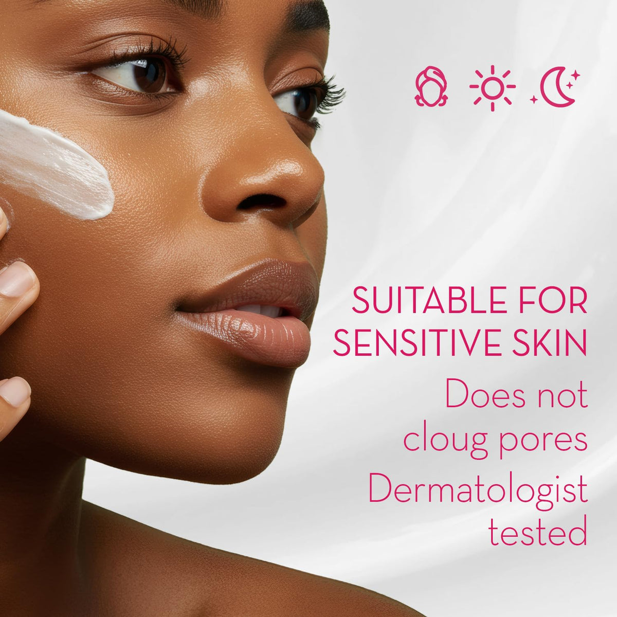 Cicatricure peptide ingredient visual highlighting wrinkle support