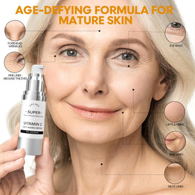 CIELARA serum texture on skin with visible lightweight, fast-absorbing finish