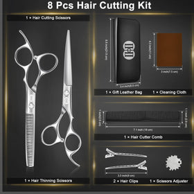 CIICII scissors in use by hairdresser for professional results
