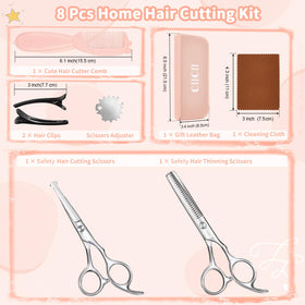 CIICII scissors in use on child haircut offering quiet, controlled trimming