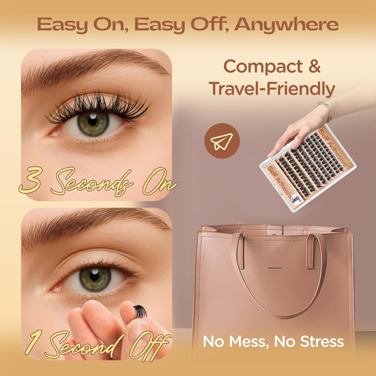 CILIYA reusable case protecting lashes for multiple wears