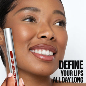 Cilrofelr on model wearing Cocoa shows natural matte finish