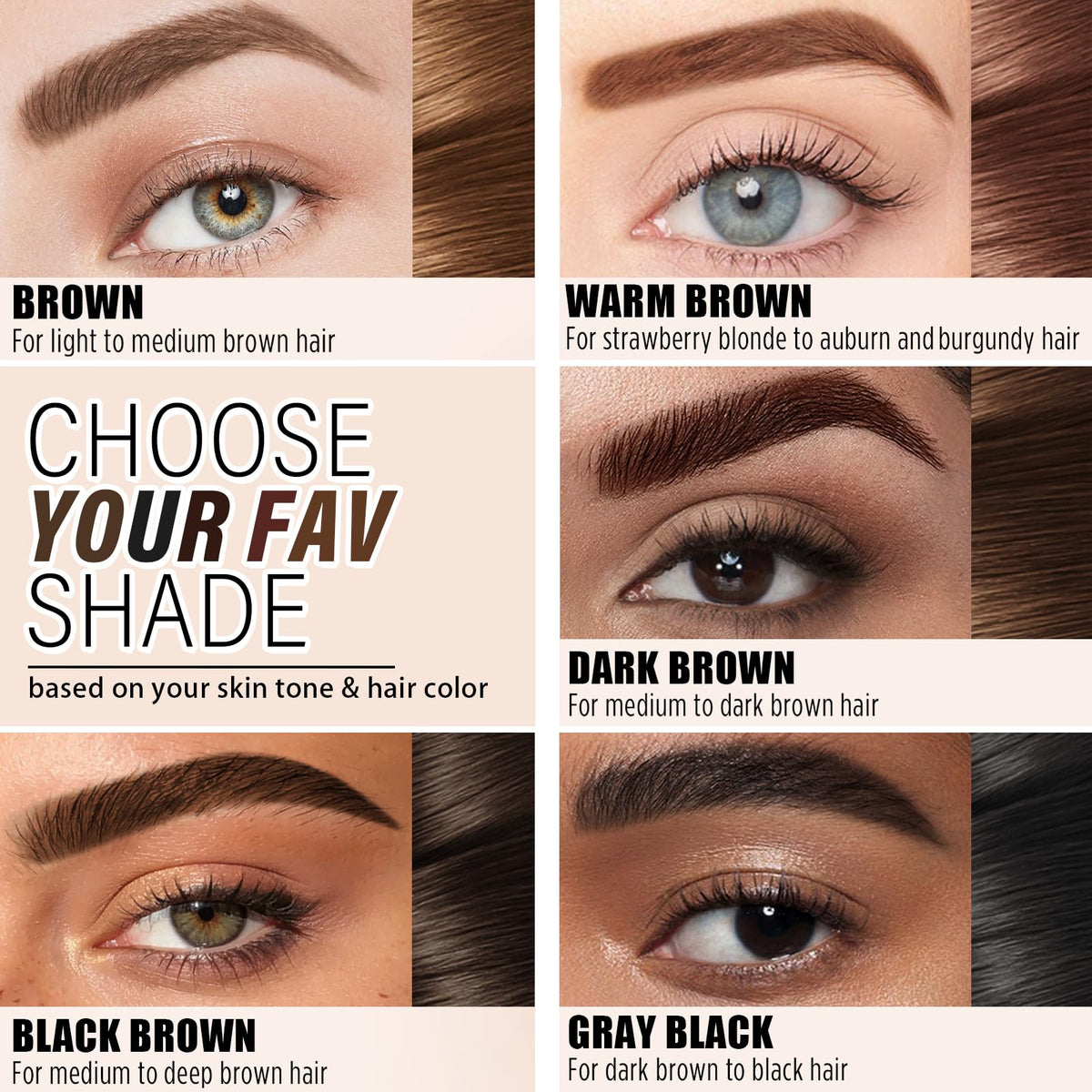 Cilrofelr peel-off process detail revealing clean tinted brows