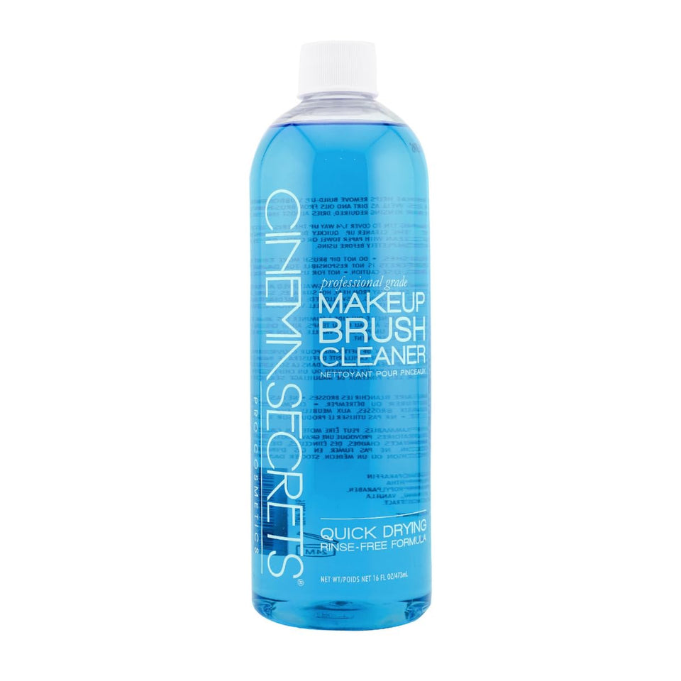 Cinema Secrets front label on 16 fl oz bottle showing product identity and benefits
