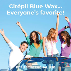 Cirepil blue label and ingredients close-up showing unscented, dermatologist-tested benefits