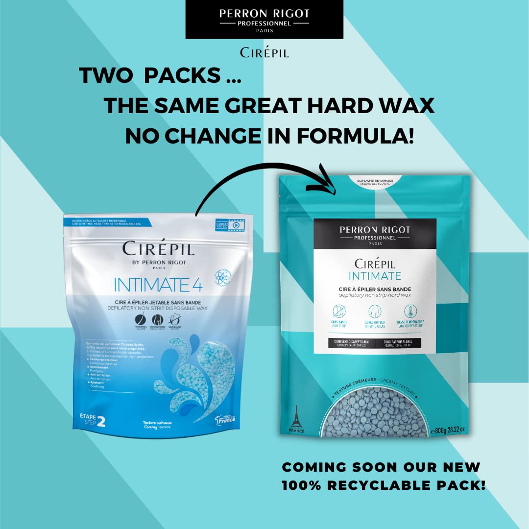 Cirepil Intimate turquoise beads closeup highlighting creamy texture benefit