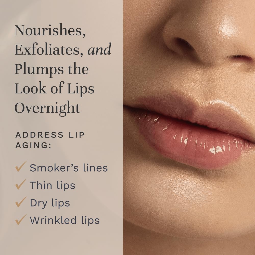 City Beauty application in night routine applying oil to lips for overnight hydration