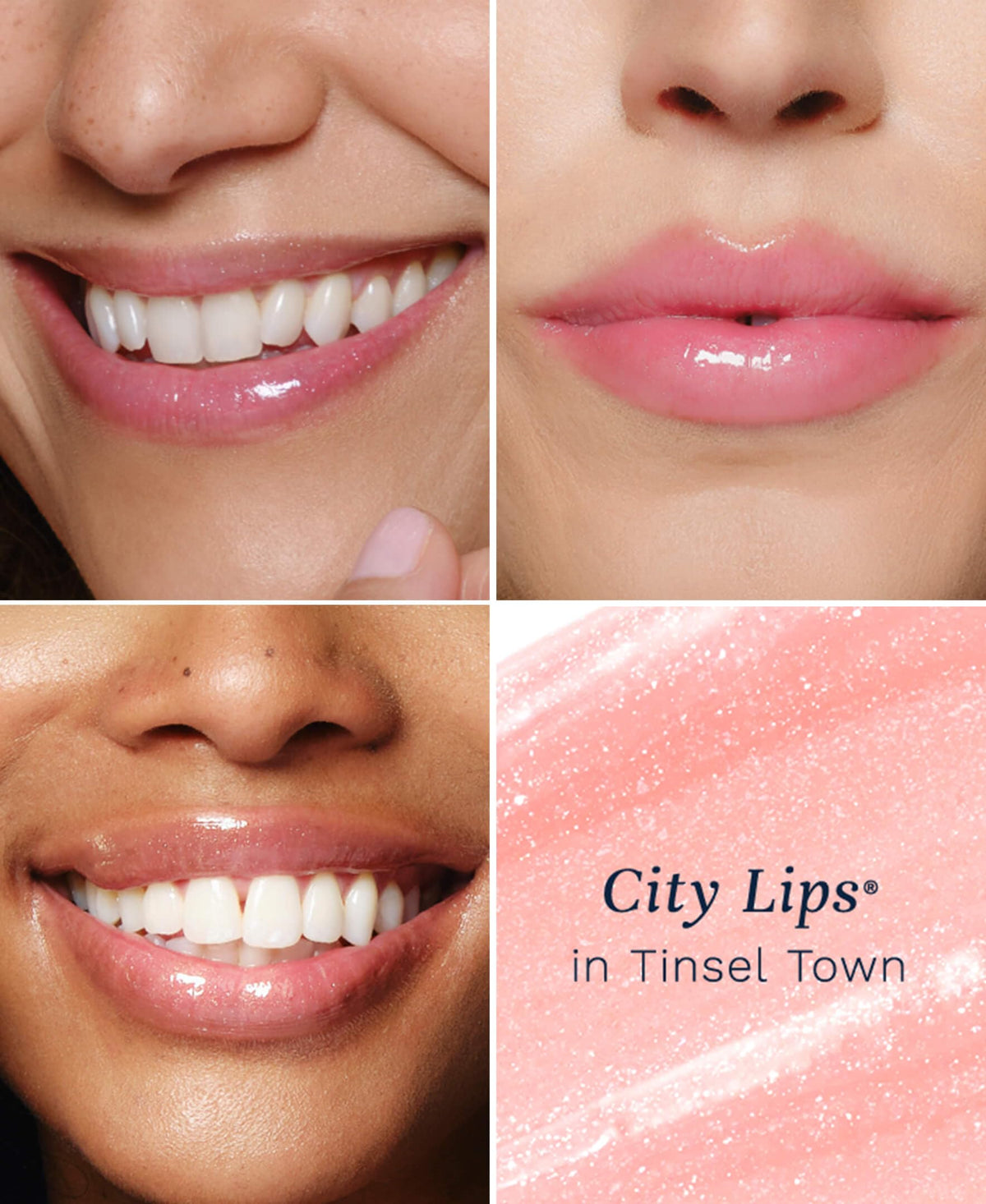 City Beauty close-up texture of fine silver glitter adding illuminated shimmer