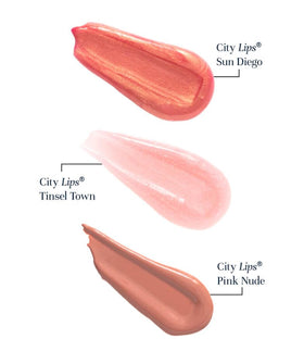 City Beauty ingredient label highlighting hyaluronic acid and peptide benefits