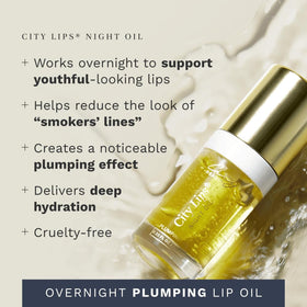 City Beauty ingredients visual with hyaluronic acid and plant extracts for renewal