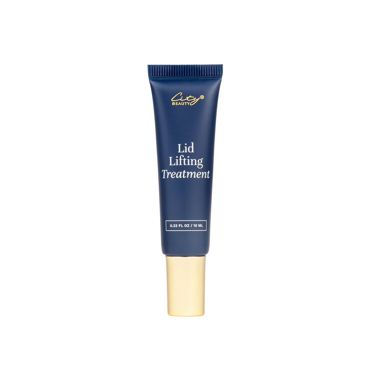 City Beauty jar front view showing sleek packaging and instant lift benefit