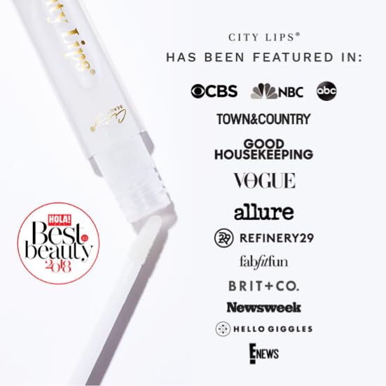 City Beauty City Lips clear multiple tubes pack of 3 displayed for value and convenience