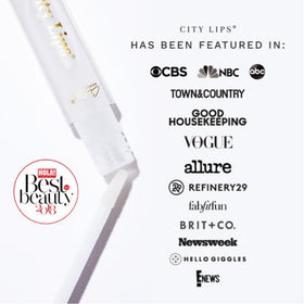 City Beauty City Lips clear multiple tubes pack of 3 displayed for value and convenience