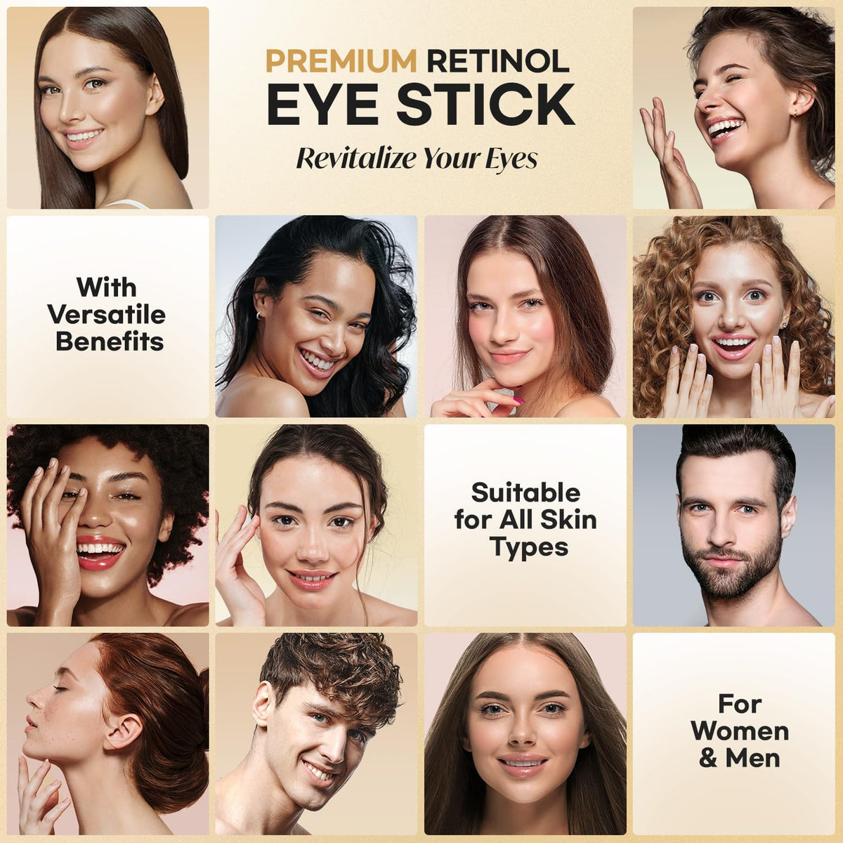 CITYGOO retinol eye stick placed on bathroom vanity suggesting daily skincare convenience