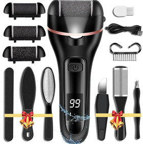 CIVYPRO front view of electric foot file showing sleek design and ergonomic grip benefit