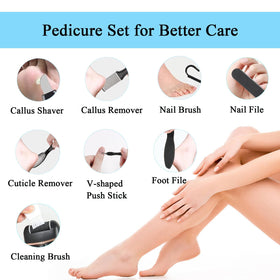 CIVYPRO full kit layout with three rollers and USB cable for versatile pedicure options