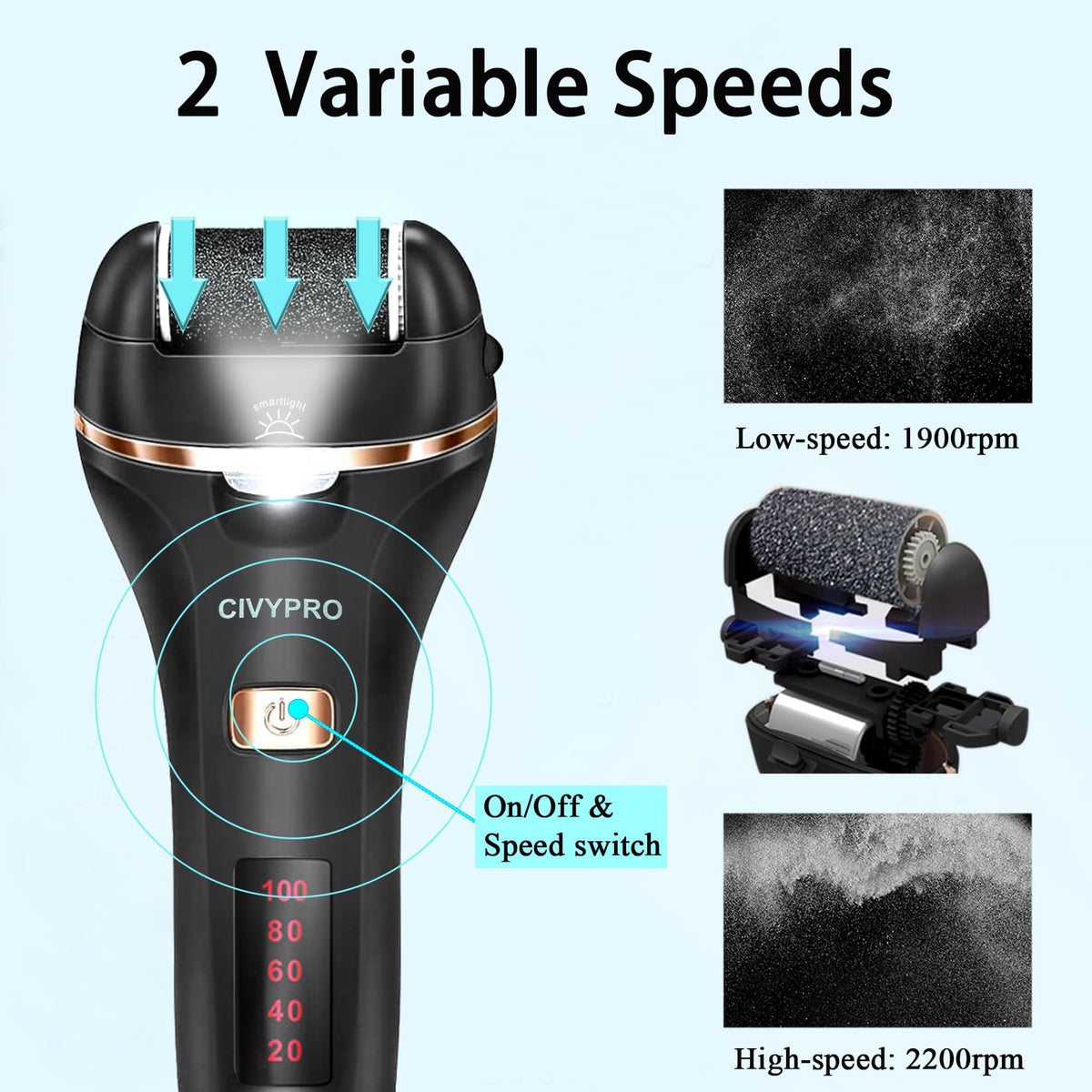 CIVYPRO being used in shower demonstrating IPX7 waterproof benefit