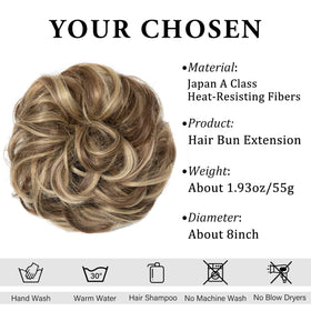 CJL HAIR close-up of wavy synthetic fiber texture for realistic volume