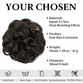 CJL HAIR close-up of wavy curly texture highlighting realistic movement