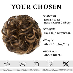 CJL HAIR close-up of wavy curly texture showing natural-looking volume benefit