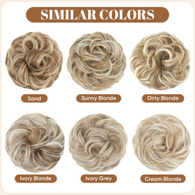 CJL HAIR worn on ponytail showing attachment, fast easy styling