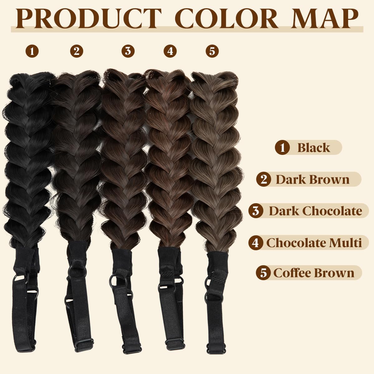 CJL HAIR woman wearing braided headband outdoors demonstrating polished, natural-looking volume