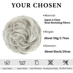 CJL HAIR close-up of wavy synthetic fiber texture highlighting lifelike movement