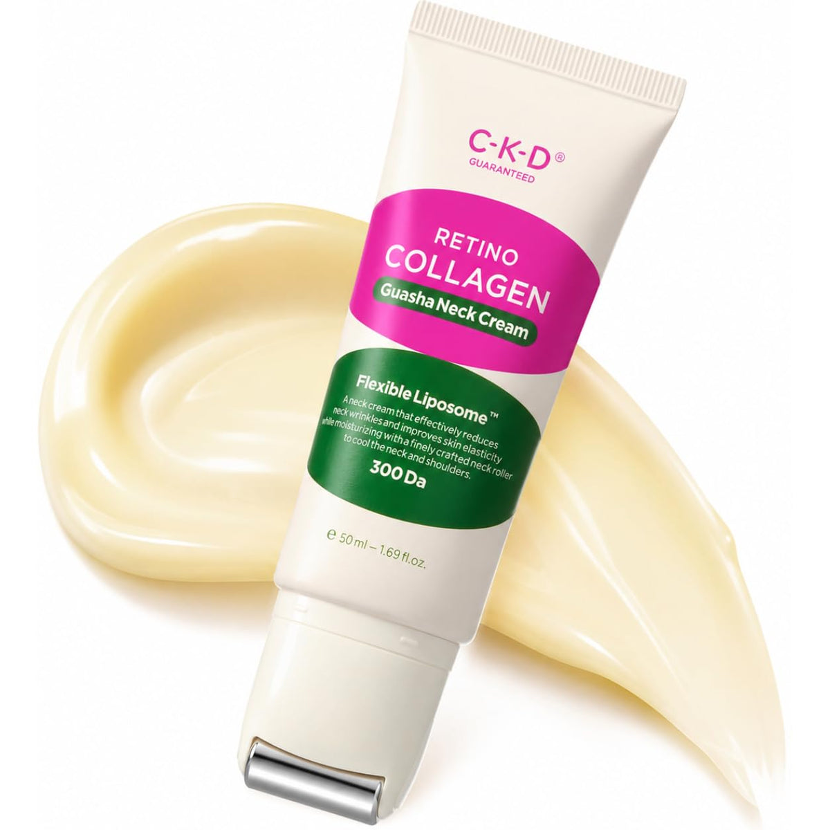CKD Guaranteed front tube view showing product packaging and branding benefit
