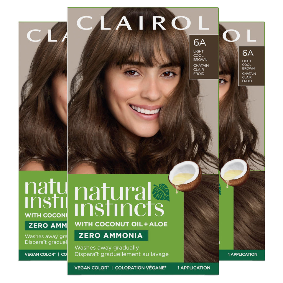 Clairol Natural Instincts 6A pack front showing packaging and shade indicator for quick selection