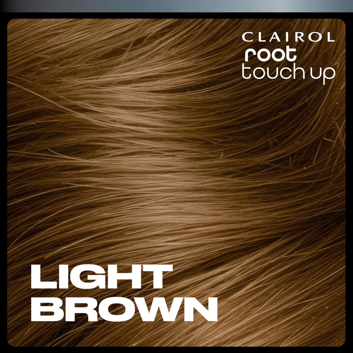 Clairol application on part line illustrating instant gray coverage benefit