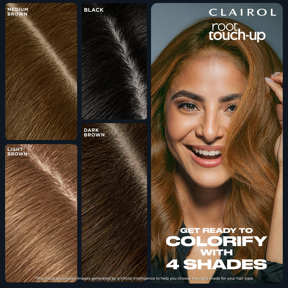 Clairol back packaging label with ingredients and usage information