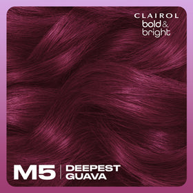 Clairol before and after hair length comparison showing color depth improvement