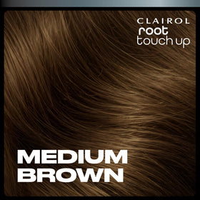 Clairol before and after roots showing concealed gray regrowth benefit