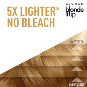 Clairol applicator being held showing precise application control
