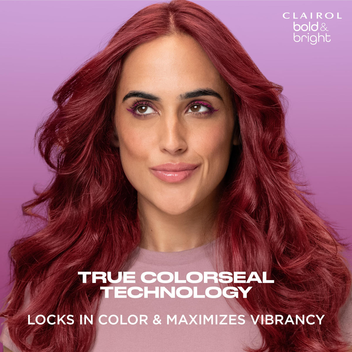 Clairol Bold & Bright applying dye to hair demonstrating easy at-home application control