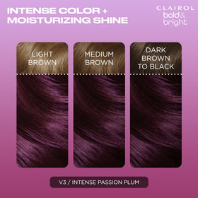 Clairol Bold & Bright color cream texture close-up showing smooth blendable formula
