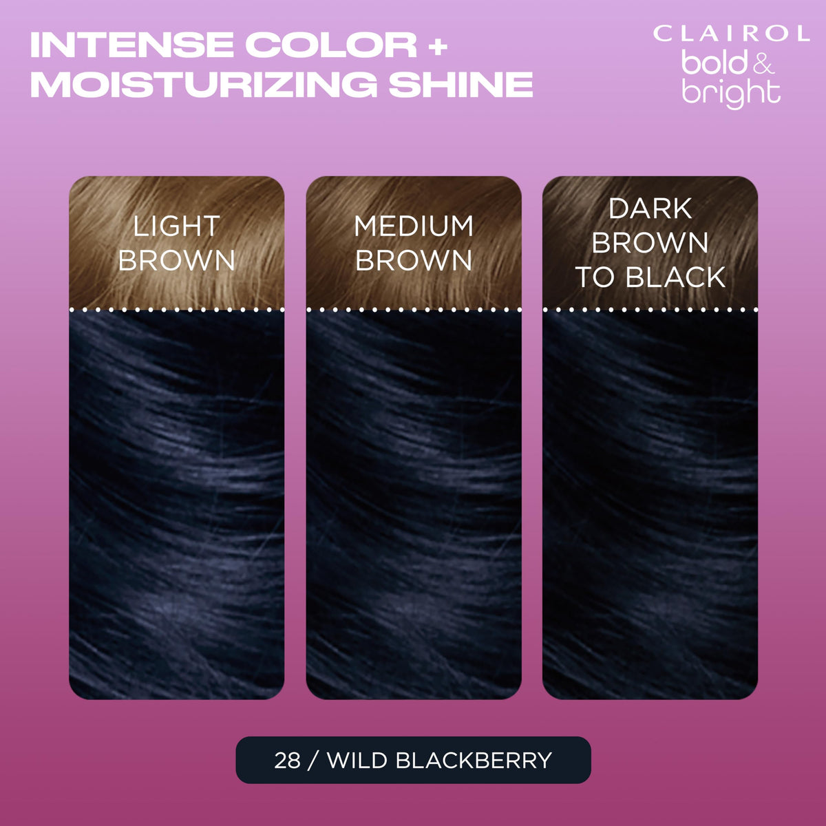 Clairol Bold & Bright color cream texture demonstrating smooth creamy pigment