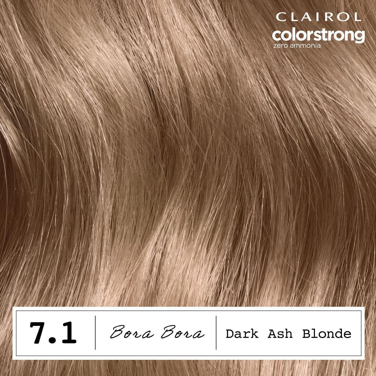 Clairol bonding primer bottle close-up showing preparation benefit for even color
