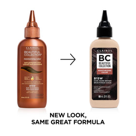 Clairol Professional bottle nozzle ready to apply, offering precise, mess-free application control