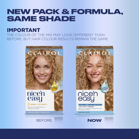 Clairol opened kit contents laid out to show included items and ease