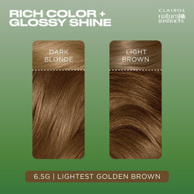 Clairol Brilliant Shine conditioner tube highlighting smooth finish