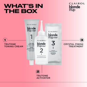 Clairol crystal glow texture close-up highlighting pearlescent sheen and smoothness