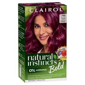Clairol front packaging showing Dragon Fuchsia and gloss benefits