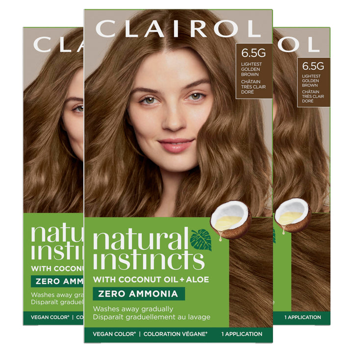 Clairol front packaging 6.5G showing shade and pack benefits
