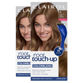 Clairol front packaging showing light brown shade and easy application benefit