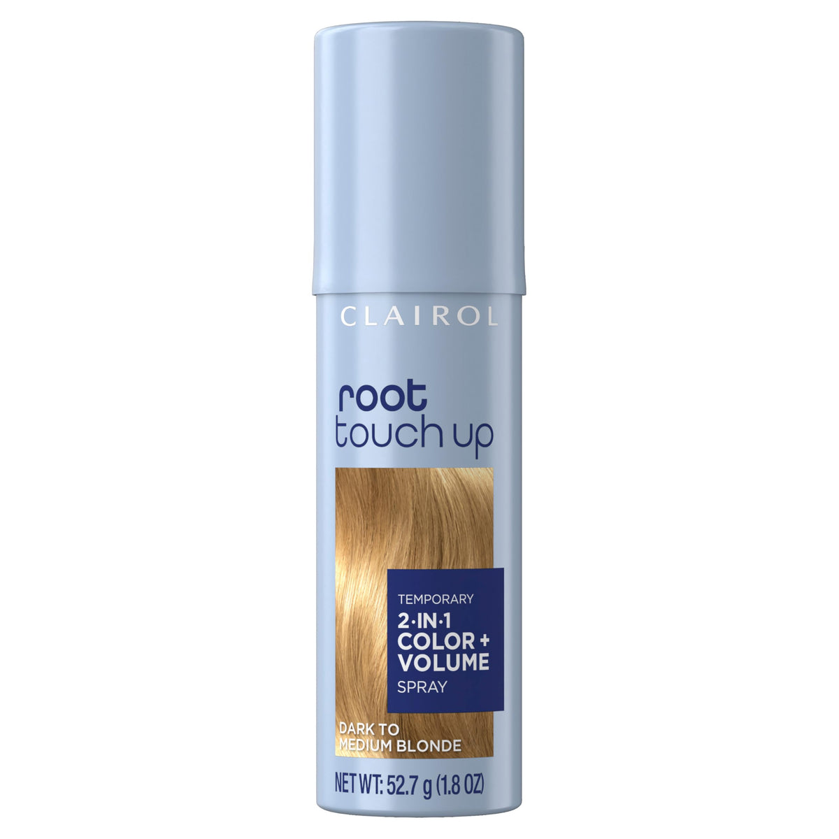 Clairol front packaging showing product and benefits instantly