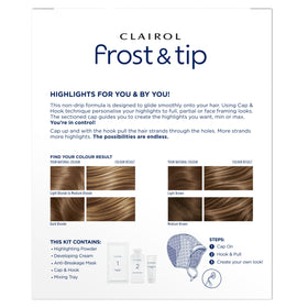Clairol cap and hook close-up demonstrating precise strand selection advantage
