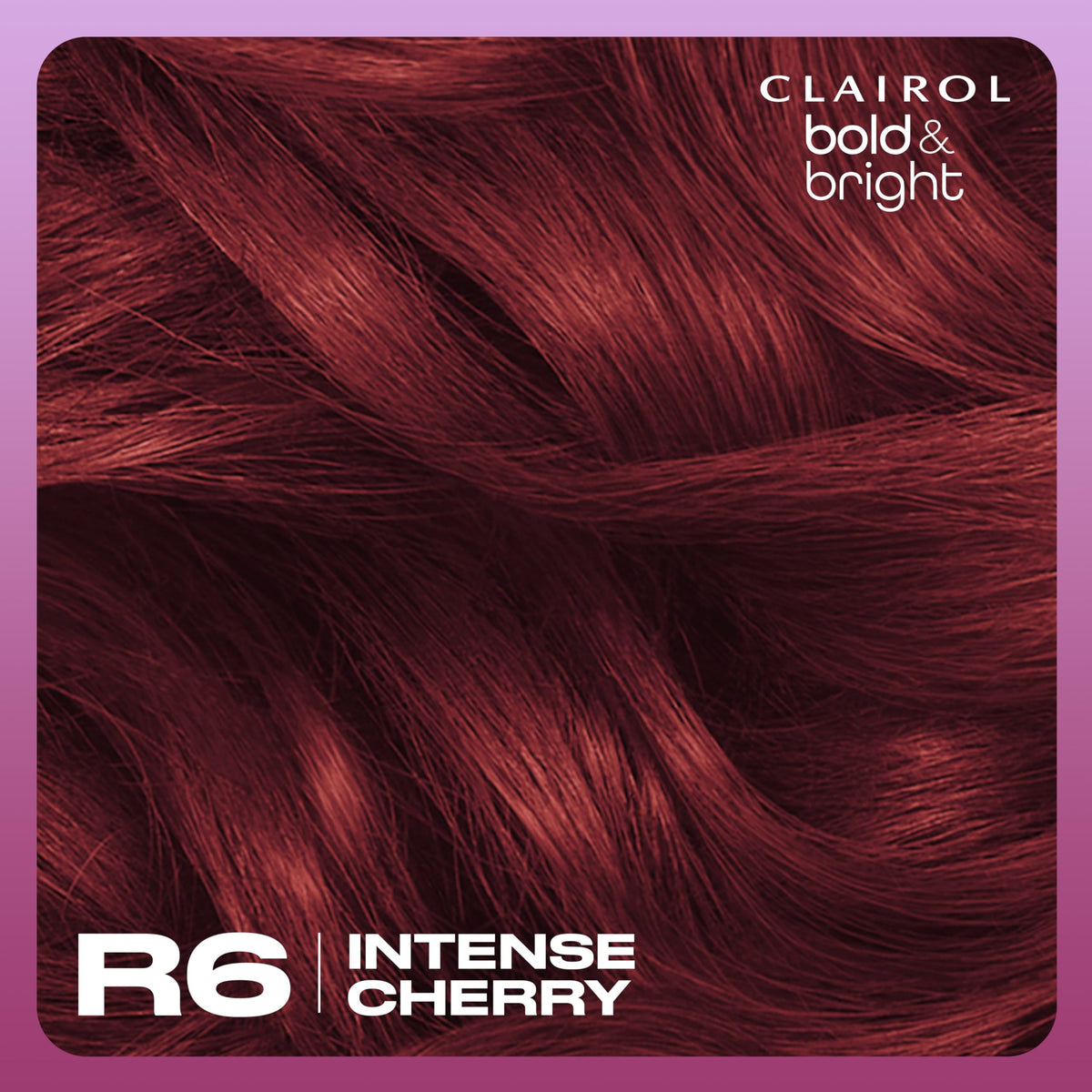 Clairol hair shine texture detail highlighting glossy, healthy-looking finish