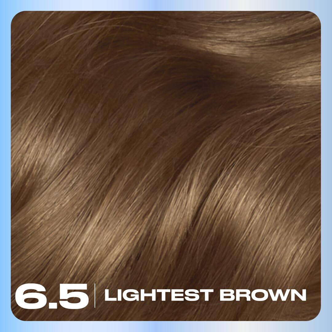 Clairol close-up of hair texture with shiny finish and smoothness