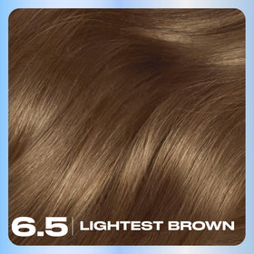 Clairol close-up of hair texture with shiny finish and smoothness